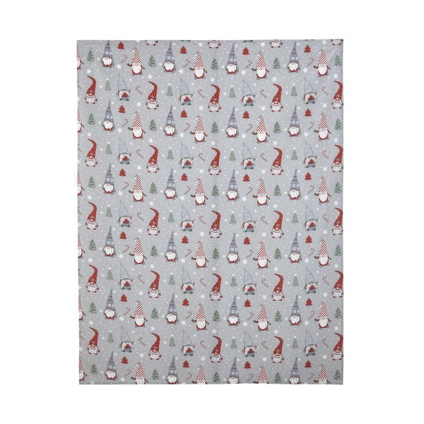 Medvilninė staltiesė su kalėdiniu motyvu 137x229 cm Gnomes - Catherine Lansfield