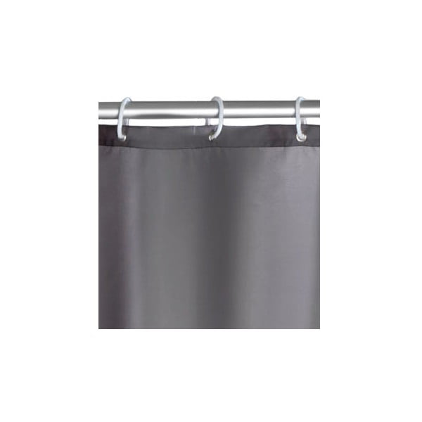 Pilka dušo užuolaida su apsauga nuo pelėsių Wenko, 180 x 200 cm-image-2