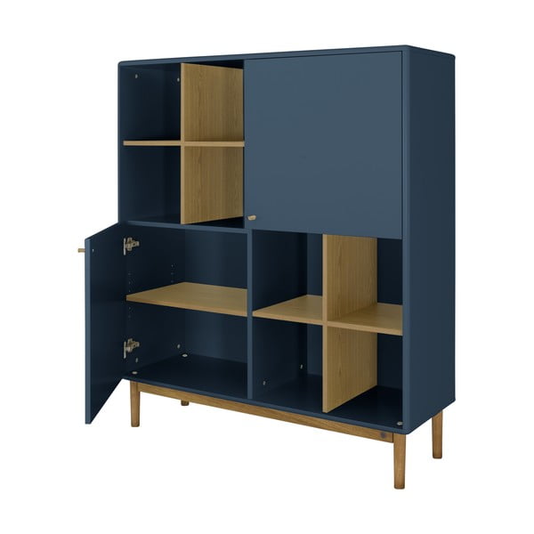 Knygų spinta  tamsiai mėlynos spalvos 118x138 cm Color Living – Tom Tailor-image-3