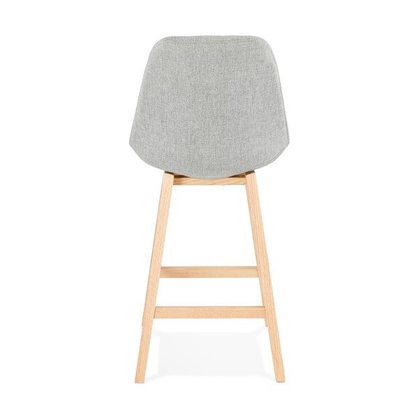 Kokoon QOOP Mini baro kėdė, pilka, sėdynės aukštis 65 cm-image-4