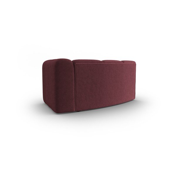 Modulinė sofa bordo spalvos (su dešiniuoju kampu) Lupine – Micadoni Home-image-3