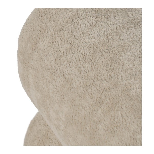 Smėlio spalvos iš boucle pufas – Ixia-image-2