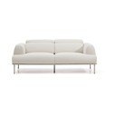 Smėlio spalvos reguliuojama sofa iš šenilinio audinio 214 cm Aurum – Kave Home