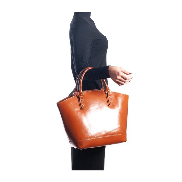 Odinė rankinė Sofia Cardoni 3016 Cognac-image-4
