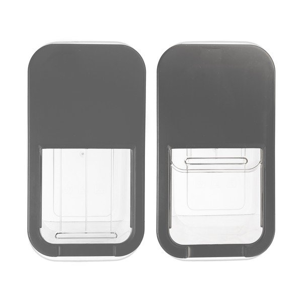 Iš plastiko daiktadėžė su dangčiu 35x20x18 cm Slop – Orion-image-3