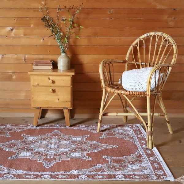 Vaikiškas kilimas oranžinės spalvos 100x150 cm Lalitha – Nattiot-image-3