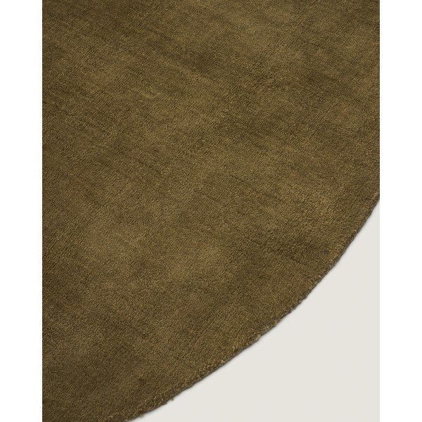 Žalios spalvos apvalios formos kilimas ø 200 cm Empuries – Kave Home-image-4