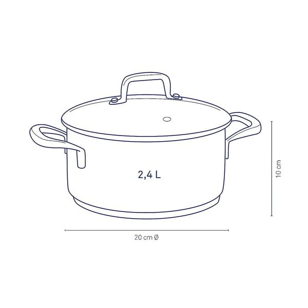 Nerūdijančio plieno puodas su dangčiu "Kela Flavoria", ø 20 cm-image-4