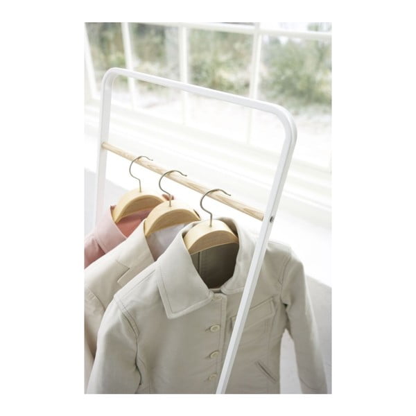 Iš metalo drabužių kabykla baltos spalvos Tower – YAMAZAKI-image-3