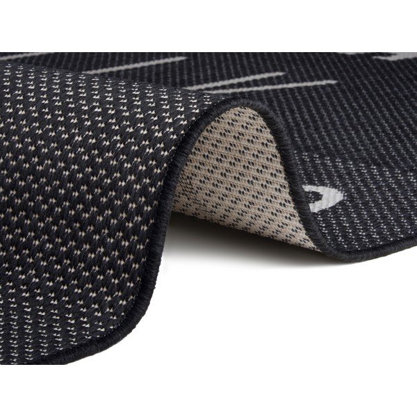 Juodas vaikiškas kilimas Ragami Letters, 80 x 150 cm-image-2