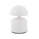 Stalinis šviestuvas baltos spalvos LED (aukštis 14 cm) su metaliniu gaubtu Impetu – Leitmotiv