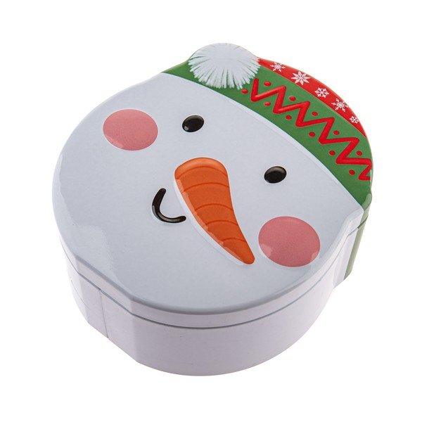 Iš metalo maisto laikymo indas meduoliukams Snowman – Dakls