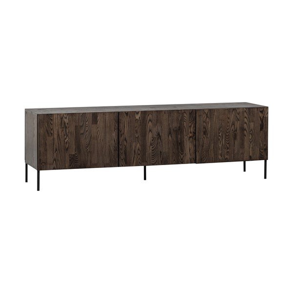Rudos spalvos TV spintelė iš pušies masyvo 180x56x46 cm Bono – WOOOD-image-2