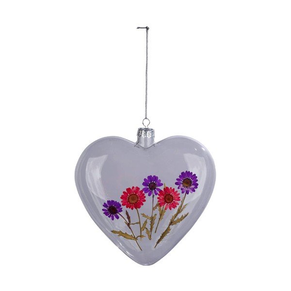 Stiklinė pakabinama dekoracija Ego Dekor Heart