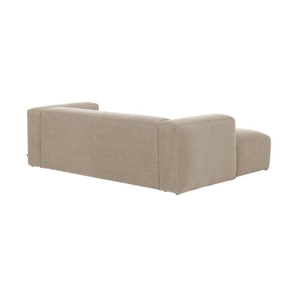Smėlio spalvos kampinė sofa Kave Home Blok, kairysis kampas-image-3