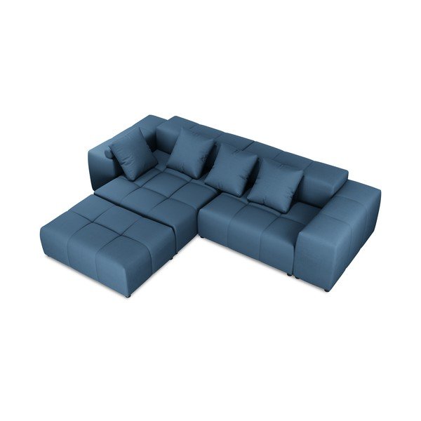 Mėlyna kampinė sofa (kintama) Rome - Cosmopolitan Design-image-3