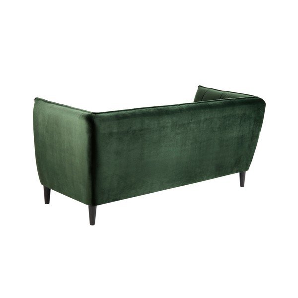 Tamsiai žalia aksominė sofa Actona Jonna-image-1