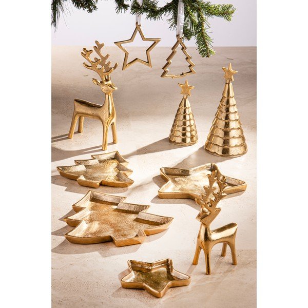 Iš metalo kalėdinė statulėlė (aukštis 11 cm) Noelle Reindeer – Ladelle-image-4