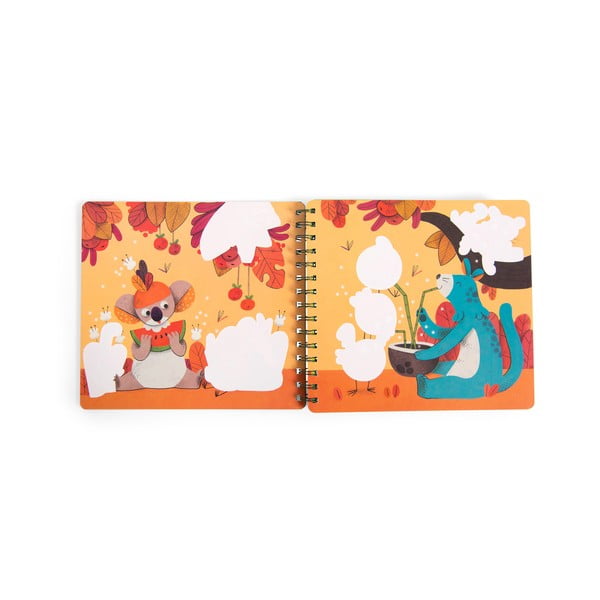 Vandens spalvinimo puslapiai Dans la Jungle - Moulin Roty-image-4