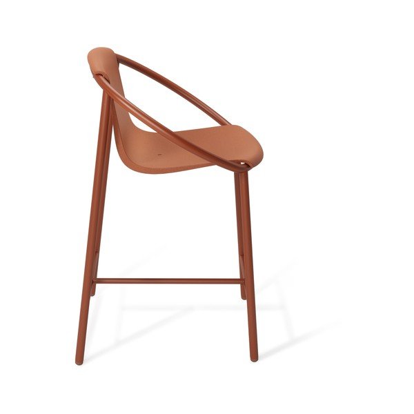 Baro taburetė iš plastiko raudonos plytų spalvos 90 cm Ringo – Umbra-image-3