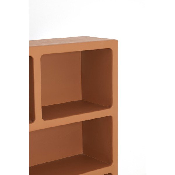 Terakotos spalvos pastatoma lentyna 110x190x35 cm Nahua – Light & Living-image-4