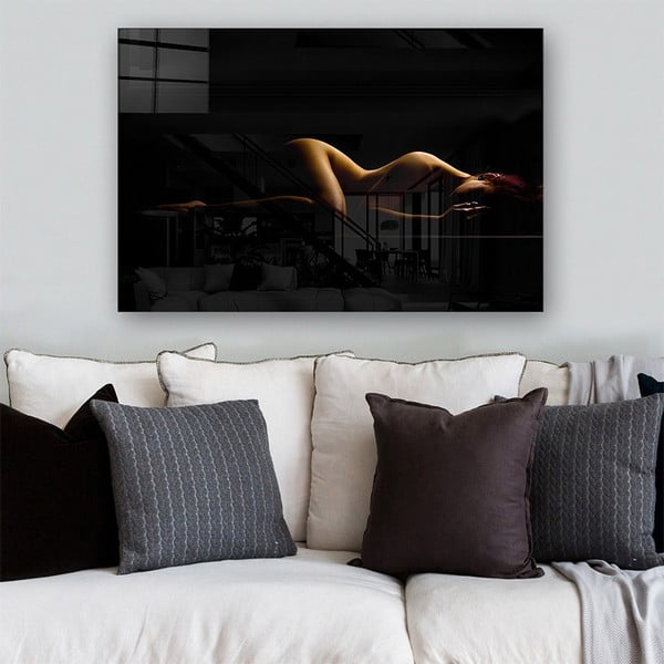 Paveikslas ant stiklo 100x70 cm Silhouette - Wallity-image-1
