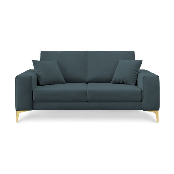 Benzino mėlyna dviejų vietų sofa "Cosmopolitan Design Basel