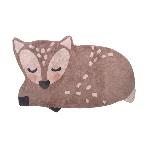 Rankų darbo medvilninis vaikiškas kilimas Nattiot Little Deer, 70 x 110 cm