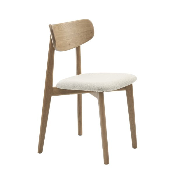 Valgomojo kėdė kreminės spalvos/natūralios spalvos Elim – Unique Furniture