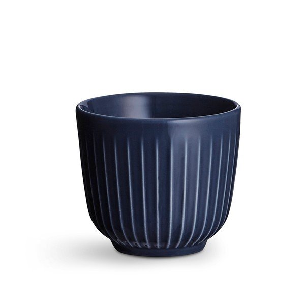 Tamsiai mėlynas porcelianinis puodelis Kähler Design Hammershoi, 200 ml