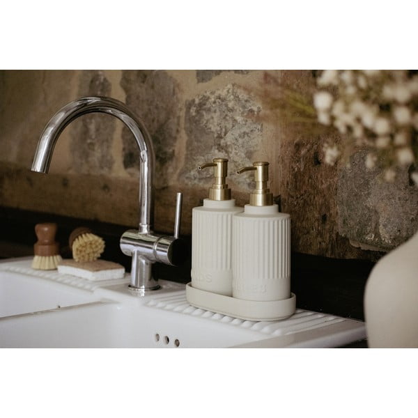 Kreminės spalvos iš keramikos stovas skalbimo reikmenims Heidi – Wenko-image-4