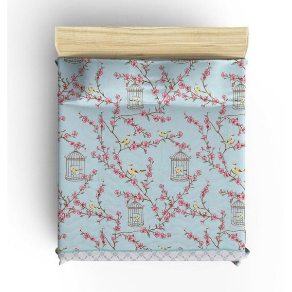 Dygsniuotos lovatiesės ir pagalvių užvalkalų komplektas Single156, 160x220 cm-image-1