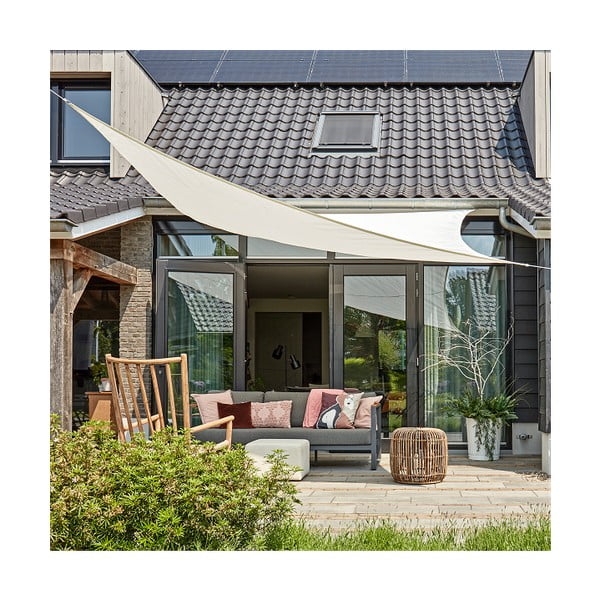 Smėlio spalvos kvadratinis tentas nuo saulės Livin' Outdoor Como, 3,6 x 3,6 m-image-2