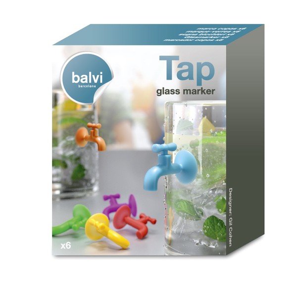 6 vnt. stiklo skirtukų rinkinys "Balvi Tap-image-2