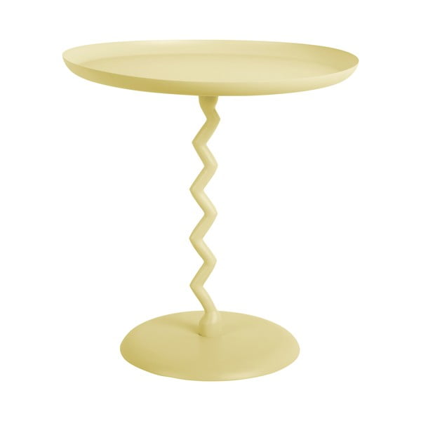 Iš metalo apvalios formos šoninis stalas ø 40 cm Zig Zag – Leitmotiv