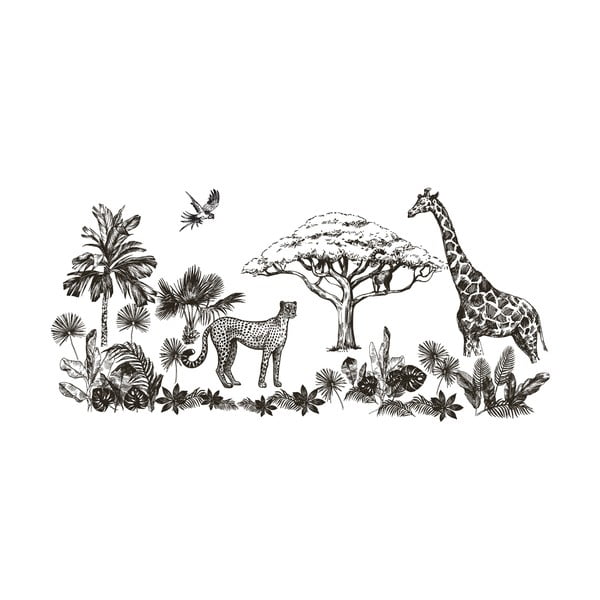 Dekoratyviniai sienų lipdukai Ambiance Savanna-image-1