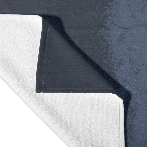 Vonios rankšluostis baltos spalvos/mėlynos spalvos 70x150 cm Nightfall – Blanc-image-3