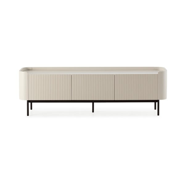 Kreminės spalvos TV spintelė 180x55x40 cm Willa – MOME