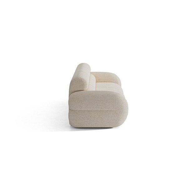 Kreminės spalvos sofa iš šenilinio audinio 305 cm Neo – Micadoni -image-2