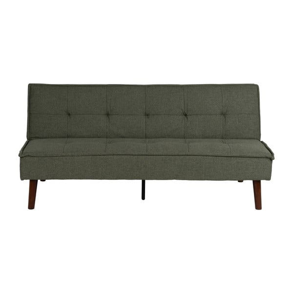 Žalios spalvos iš šenilinio audinio sulankstoma sofa 181 cm – Ixia