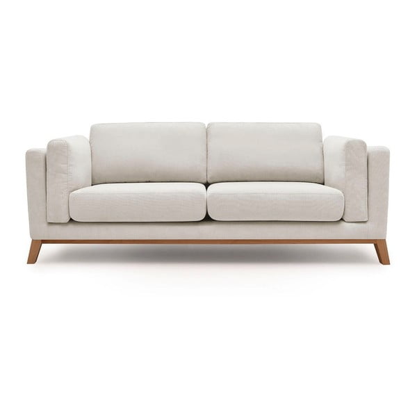 Kreminės ir baltos spalvos "Bobochic Paris Seattle" sofa