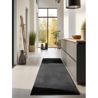 Kilimas iš džiuto juodos spalvos 80x200 cm Bouclé – Hanse Home