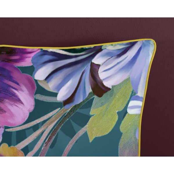 Smaragdinės spalvos iš satino medvilnės dvigulė/itin ilga patalynė 240x220 cm Novara – Descanso-image-3