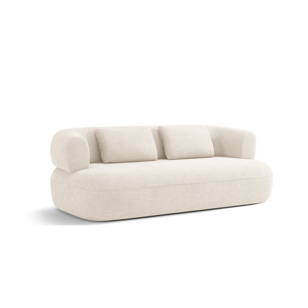 Iš boucle sofa smėlio spalvos 178 cm Jenny – Micadoni Home-image-2