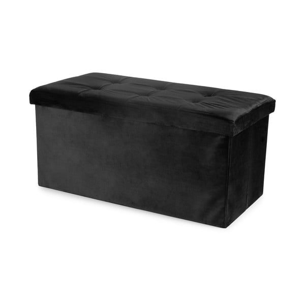 Pufas iš velveto juodos spalvos – Compactor-image-1
