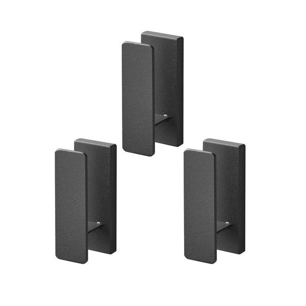 Sieniniai juodos spalvos iš metalo kabliai 3 vnt. Tower – YAMAZAKI