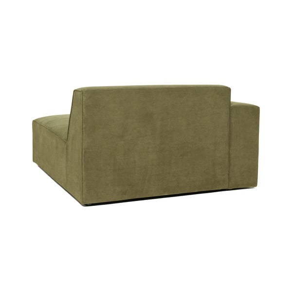 Žalios spalvos modulis aksominei sofai Scandic Sting, kairysis kampas-image-3