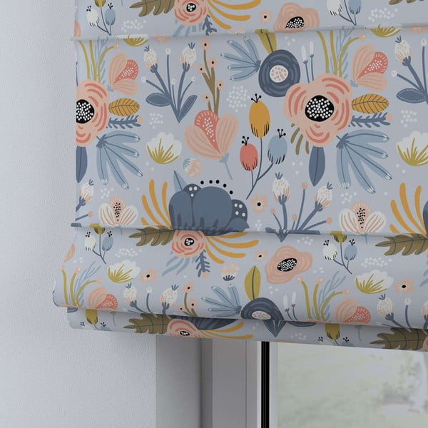 Mėlynai oranžiniai roletai 170x160 cm Magic - Yellow Tipi-image-4