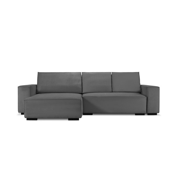 Tamsiai pilka aksominė modulinė kampinė sofa Mazzini Sofas Azalea-image-2