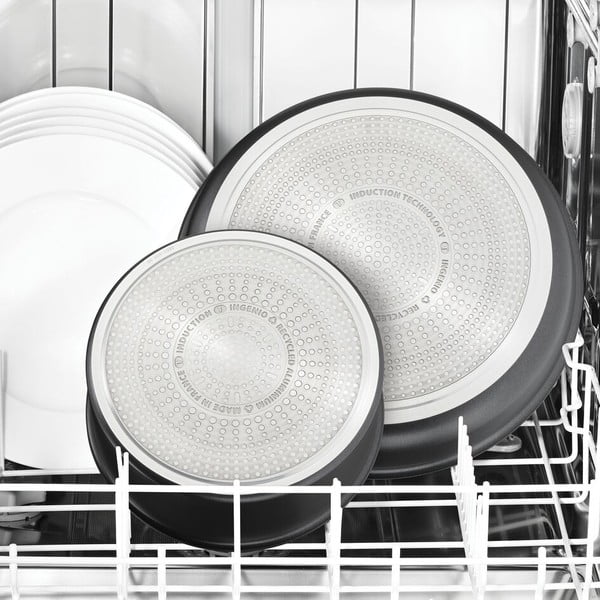 Iš aliuminio keptuvė su nelimpančia danga/su nuimama rankena ø 26 cm INGENO Eco Resist L3979302 – Tefal-image-3